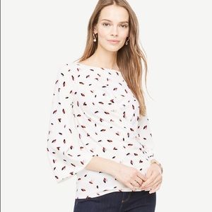 Ann Taylor side twist blouse NWT XXL